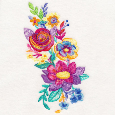 Rainbow Blooms in Watercolor