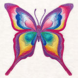 Rainbow Butterfly in Watercolor