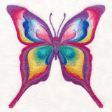Rainbow Butterfly in Watercolor