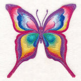 Rainbow Butterfly in Watercolor