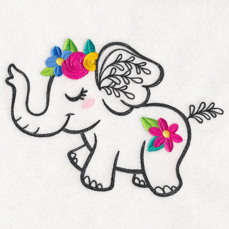Wildflower Friends - Elephant