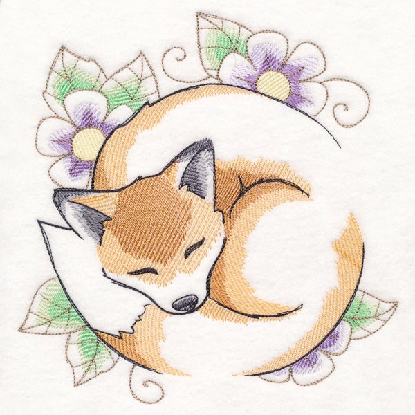 Soft Sleepy Fox