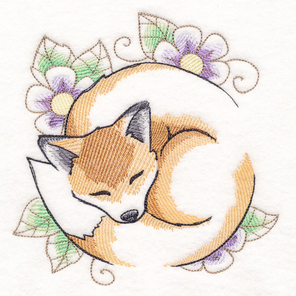 Soft Sleepy Fox