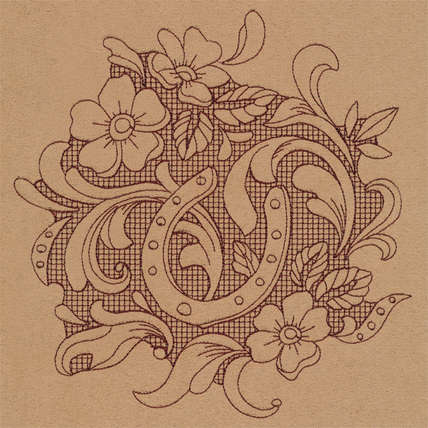 Western Blooms (Trapunto)