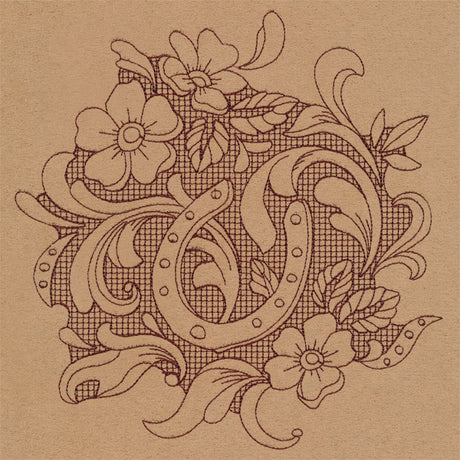 Western Blooms (Trapunto)