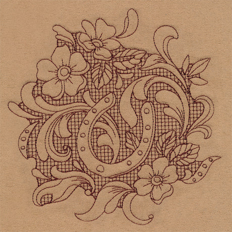 Western Blooms (Trapunto)