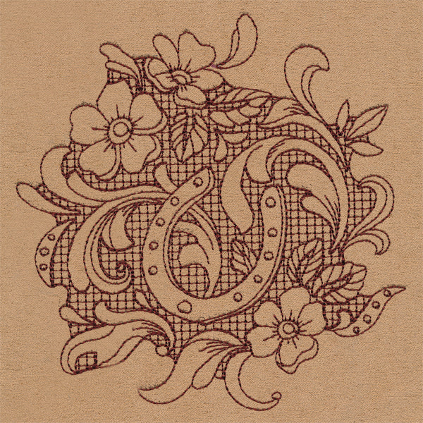 Western Blooms (Trapunto)