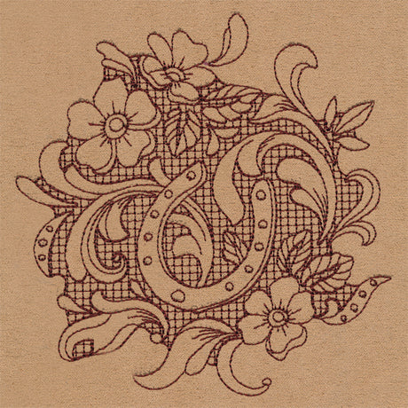 Western Blooms (Trapunto)