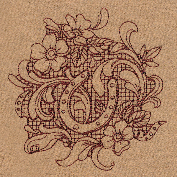 Western Blooms (Trapunto)