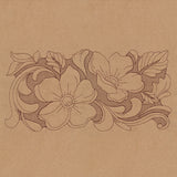 Western Blooms Border (Trapunto)