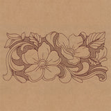 Western Blooms Border (Trapunto)