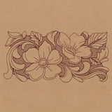 Western Blooms Border (Trapunto)