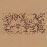 Western Blooms Border (Trapunto)