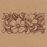 Western Blooms Border (Trapunto)
