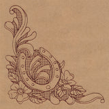 Western Blooms Corner (Trapunto)