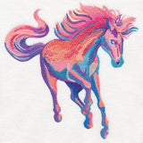 Wild Stallion in Watercolor