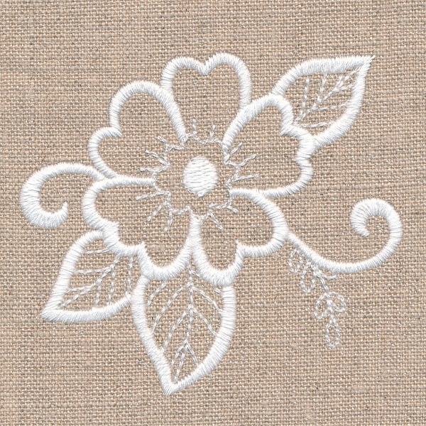 Rustic Wild Rose Accent