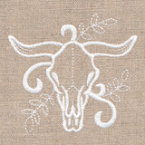 Rustic Steer Skull Accent