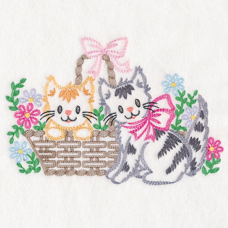 Basket of Kittens (Vintage)