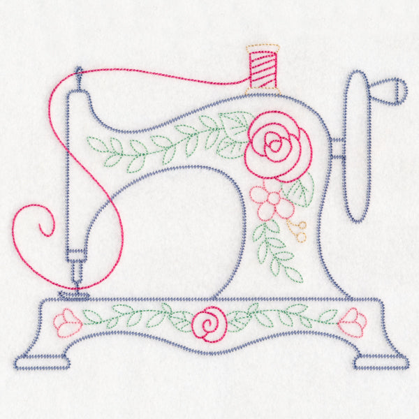 Vintage Stitches Sewing Machine