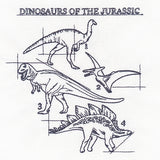 Dinosaurs of the Jurassic Schematic