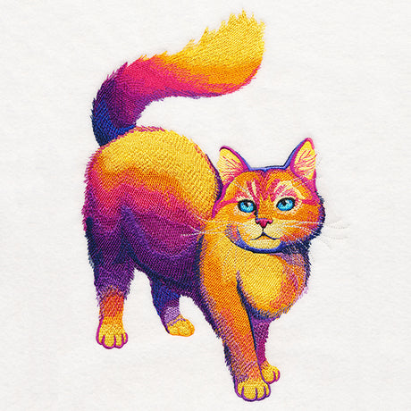 Sassy Cat in Watercolor