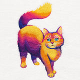 Sassy Cat in Watercolor