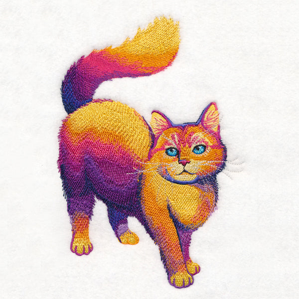 Sassy Cat in Watercolor