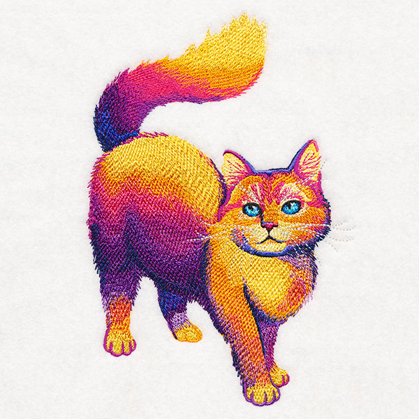 Sassy Cat in Watercolor