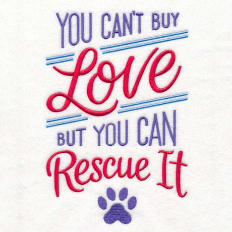 You Can't Buy Love But You Can Rescue It