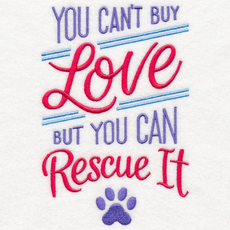 You Can't Buy Love But You Can Rescue It