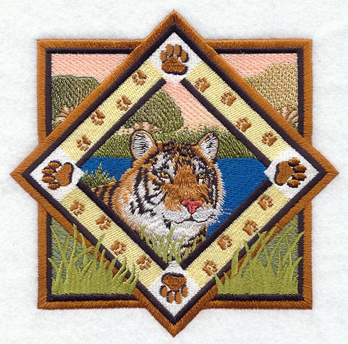 Tiger Track Portrait