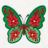 Blooming Poinsettia Butterfly