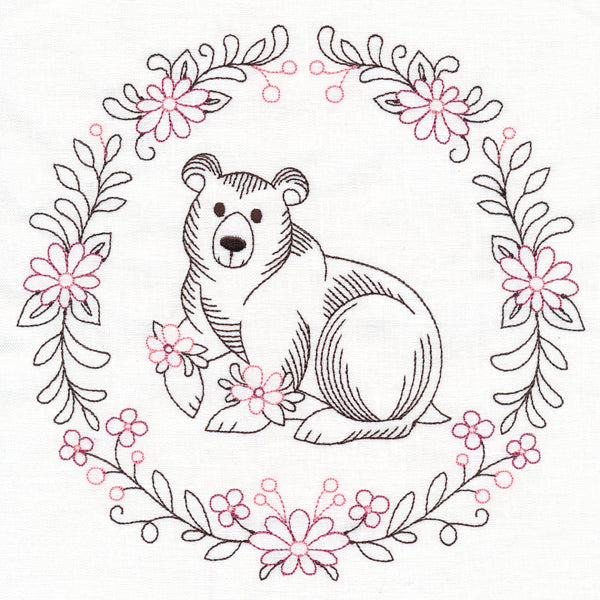 Woodland Flower Friends - Bear