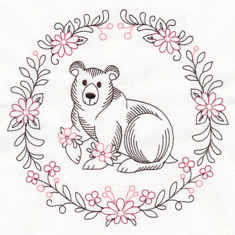 Woodland Flower Friends - Bear