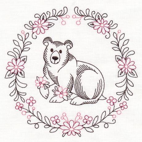Woodland Flower Friends - Bear