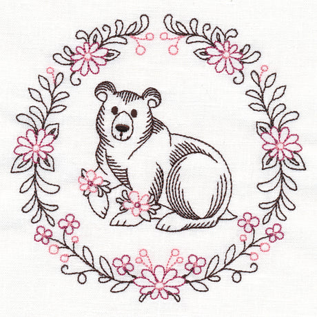 Woodland Flower Friends - Bear