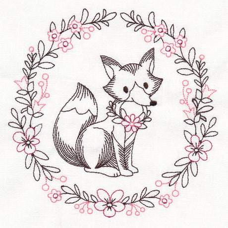 Woodland Flower Friends - Fox