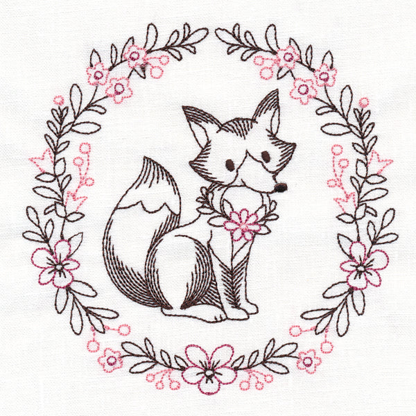 Woodland Flower Friends - Fox