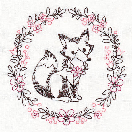 Woodland Flower Friends - Fox