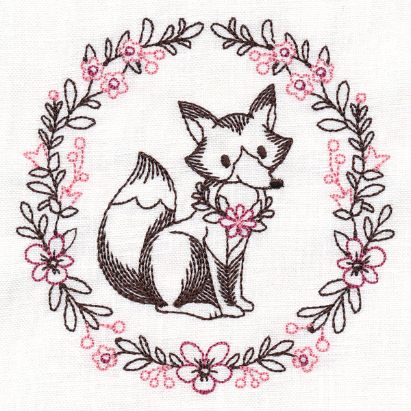 Woodland Flower Friends - Fox