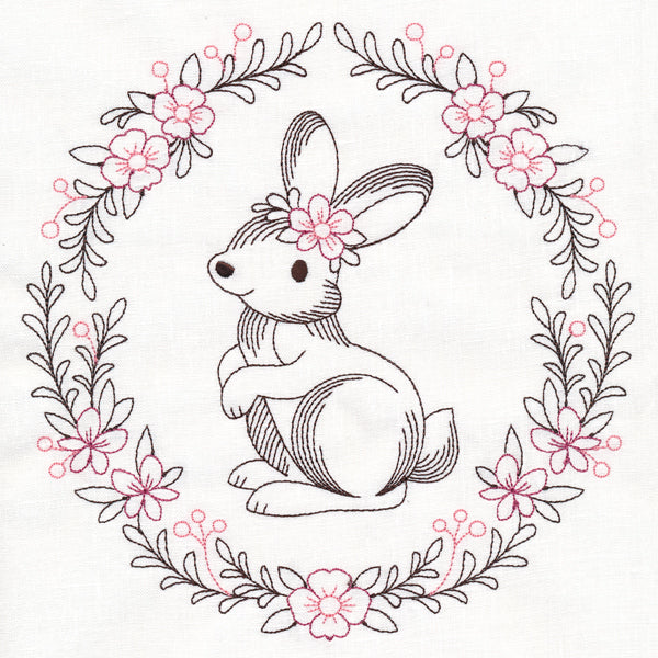 Woodland Flower Friends - Bunny
