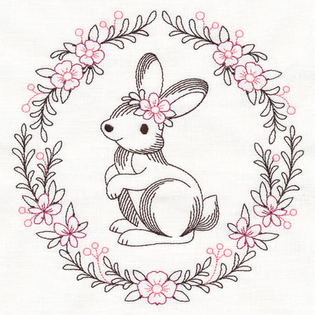 Woodland Flower Friends - Bunny