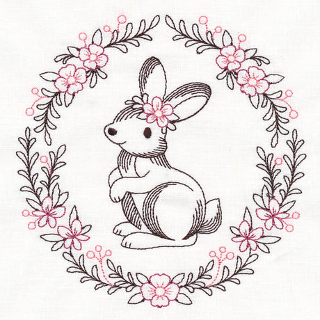 Woodland Flower Friends - Bunny