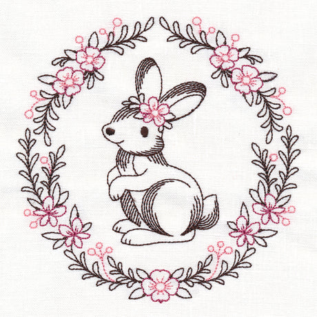 Woodland Flower Friends - Bunny