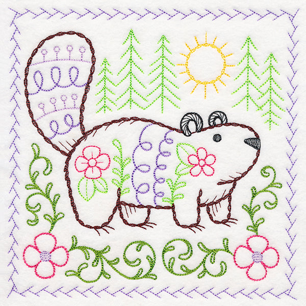 Woodland Charm - Beaver (Vintage)