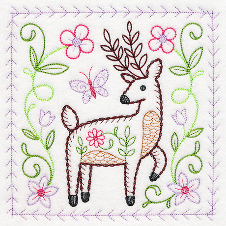 Woodland Charm - Deer (Vintage)