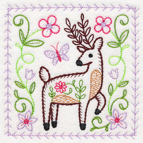 Woodland Charm - Deer (Vintage)