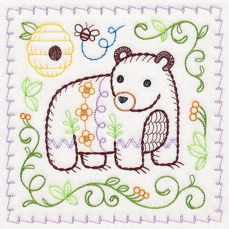 Woodland Charm - Bear (Vintage)