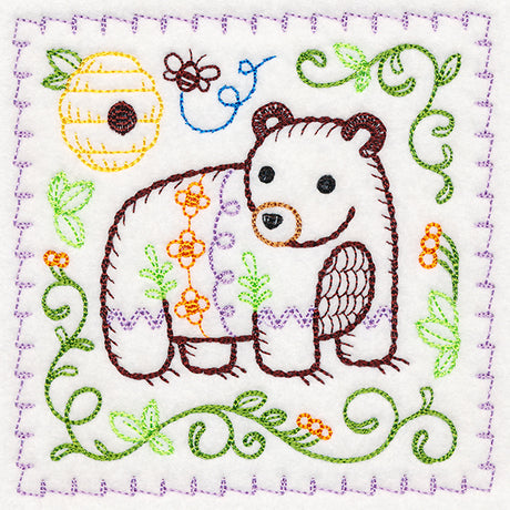 Woodland Charm - Bear (Vintage)